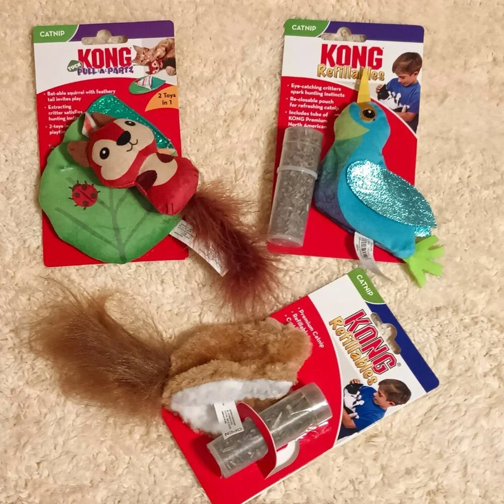 NWT ~ A Bundle of 3 KONG Catnip Cat Toys
